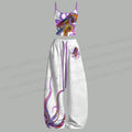 Purple Octopus Splashed with Ink Top & Elasticated Trousers Two-Piece Set