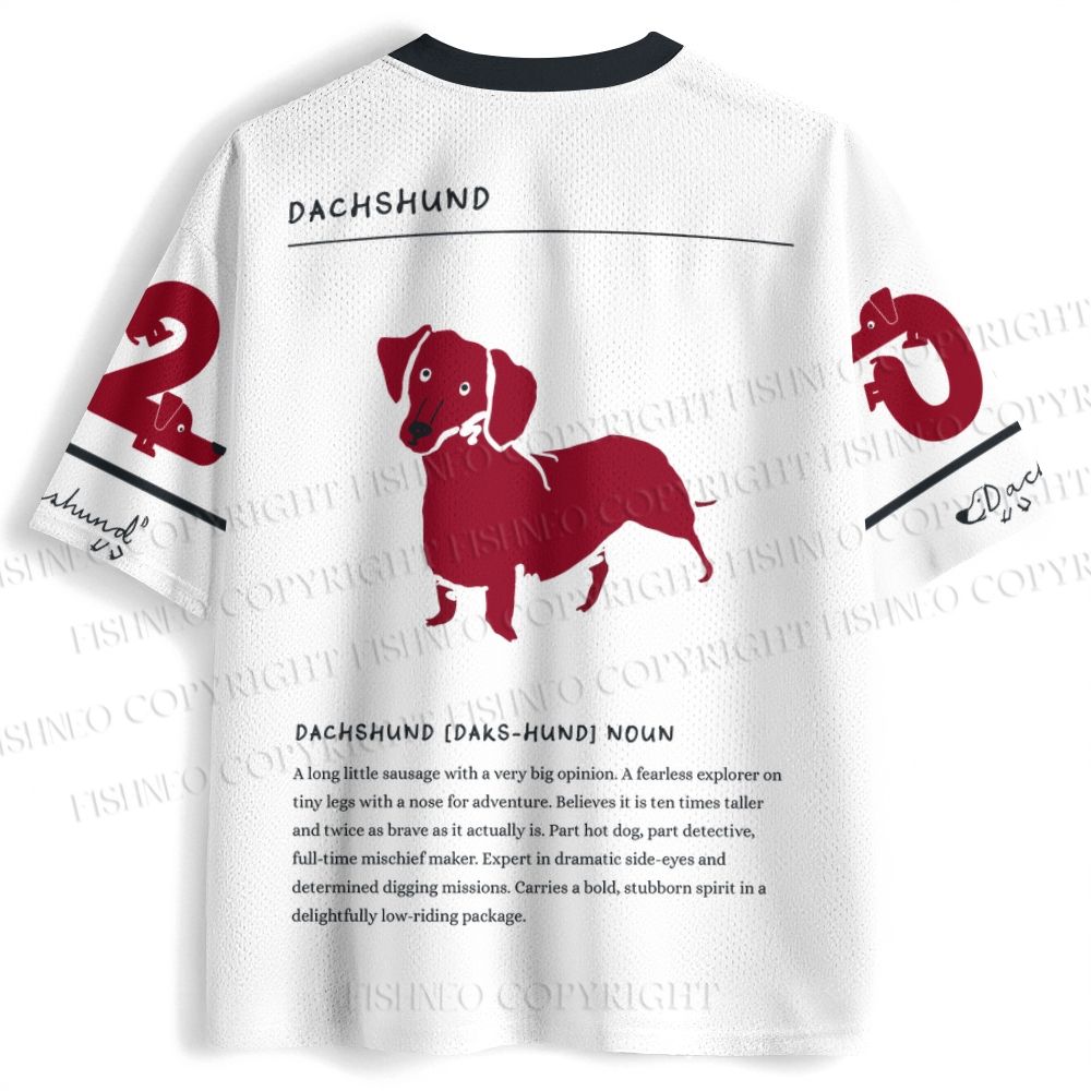 Dachshund Dog Printed Jersey Shirts