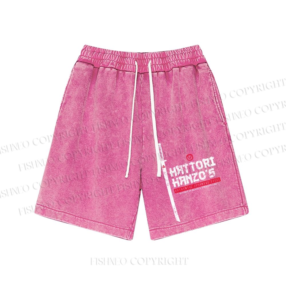 Unisex Hattori Hanzō Washed Shorts