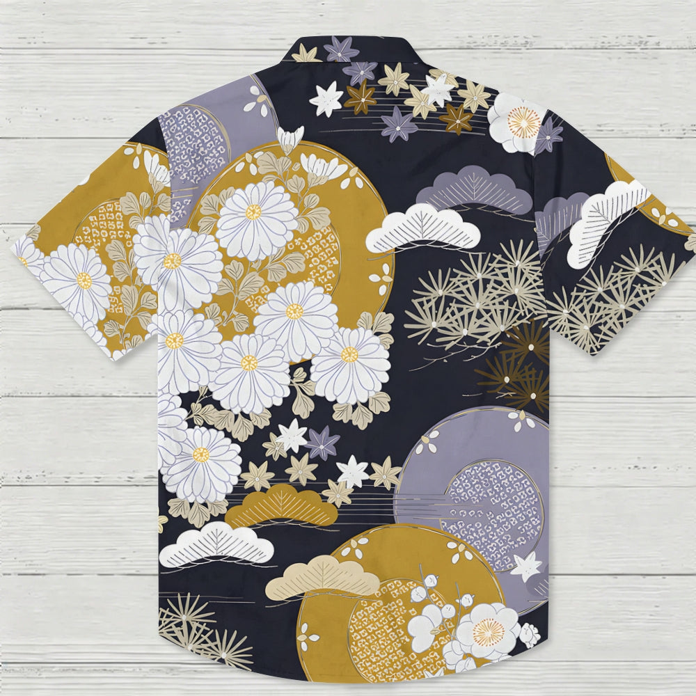 Japanese Floral Collection Button-up Shirt