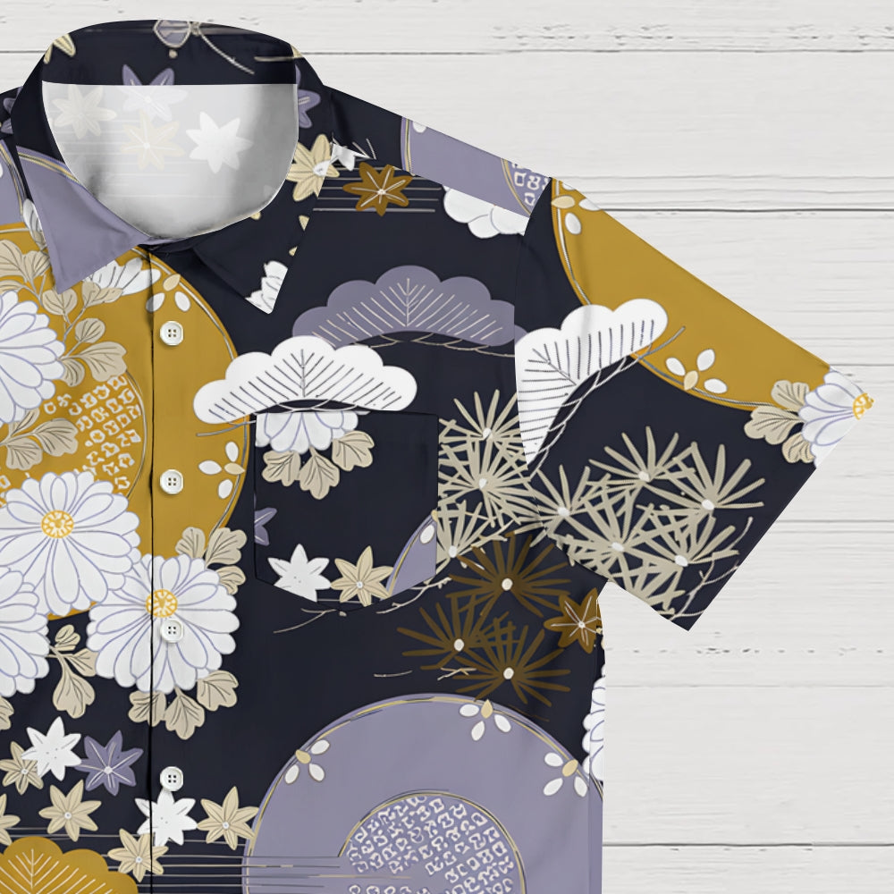 Japanese Floral Collection Button-up Shirt