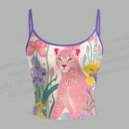 Yayoi Kusama Pink Cheetah Top & Elasticated Trousers Two-Piece Set
