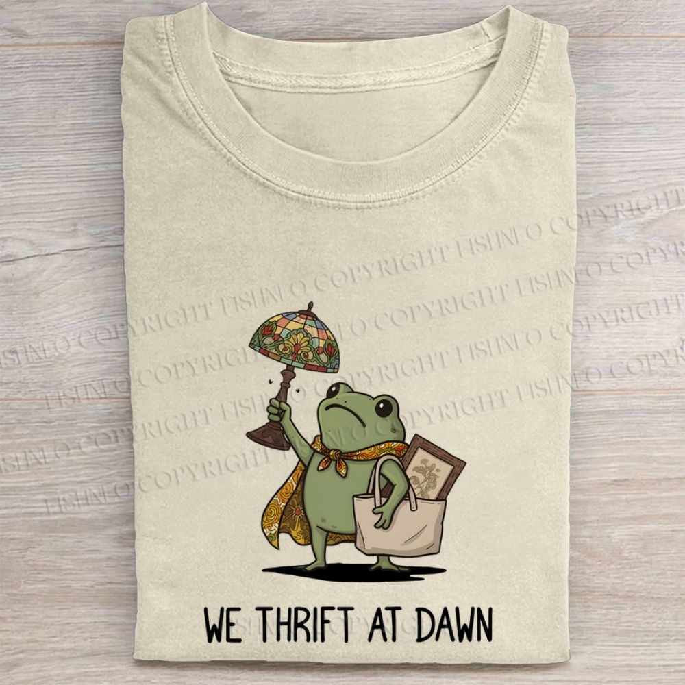 Safe Haven Thrift Store Washed Folded T-shirt
