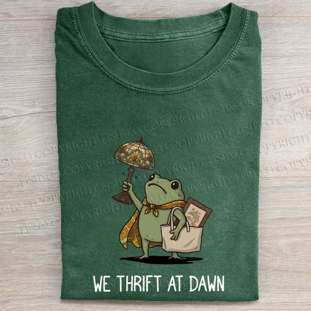 Safe Haven Thrift Store Washed Folded T-shirt