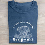 Be a Jimothy Raccoon Washed Folded T-shirt