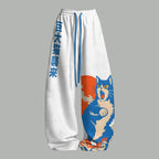 Giant Cat Monster Attack Top & Elasticated Trousers Two-Piece Set
