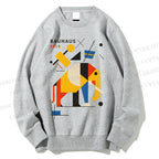 Unisex Bauhaus Elephant Printed Sweatshirt
