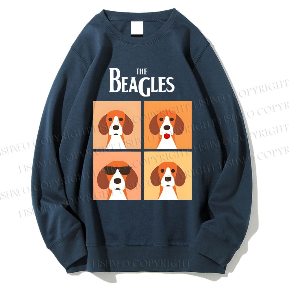 Unisex The Beagles Printed Sweatshirt