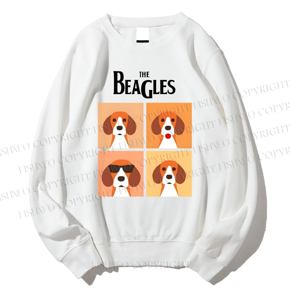 Unisex The Beagles Printed Sweatshirt