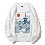 Unisex Kyoto Gion Printed Sweatshirt
