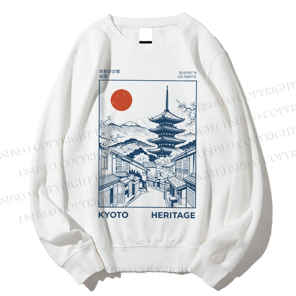 Unisex Kyoto Gion Printed Sweatshirt