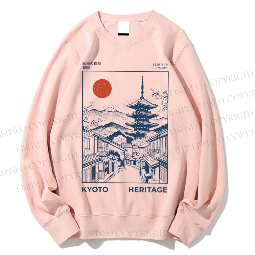 Unisex Kyoto Gion Printed Sweatshirt