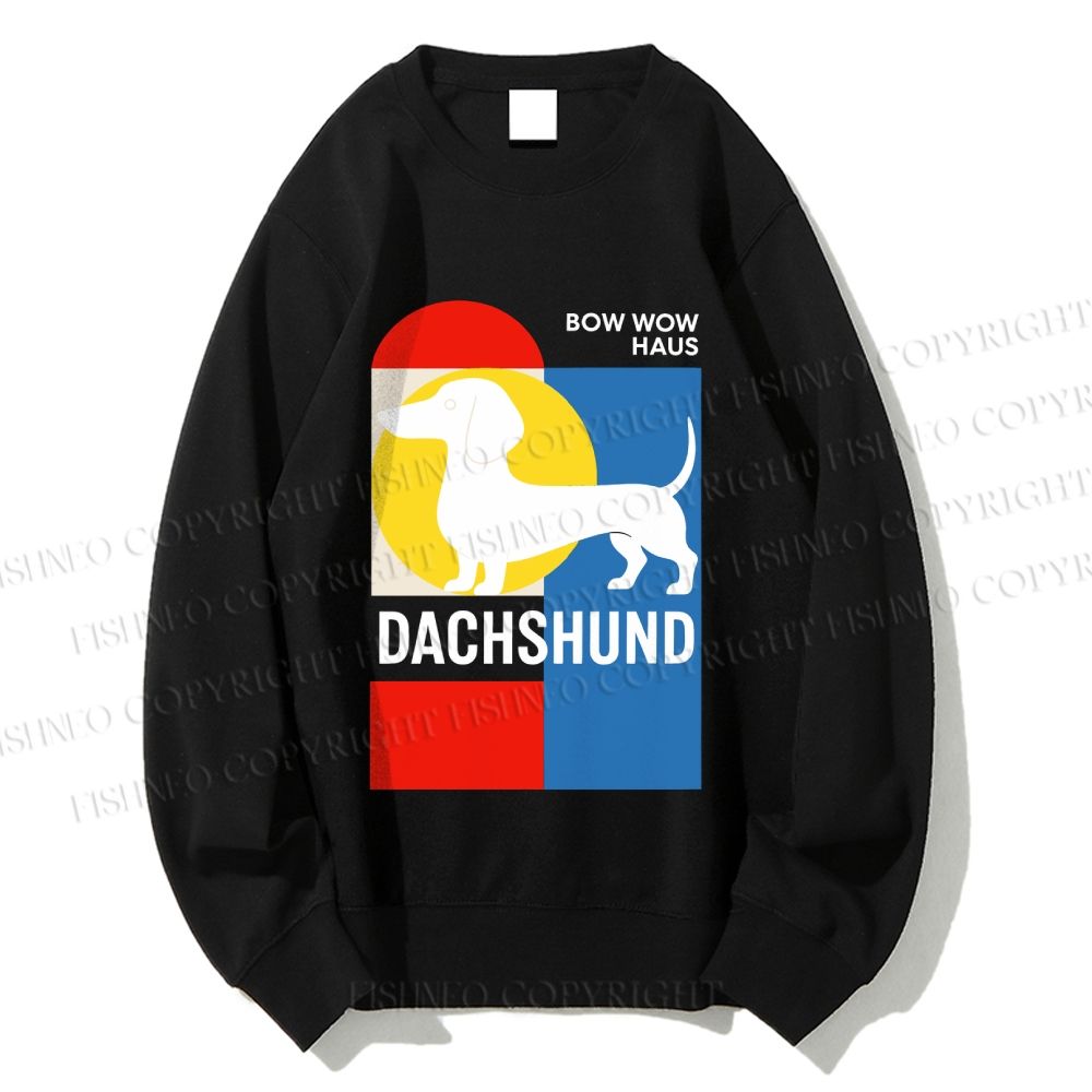 Unisex Bow Wow Haus Printed Sweatshirt