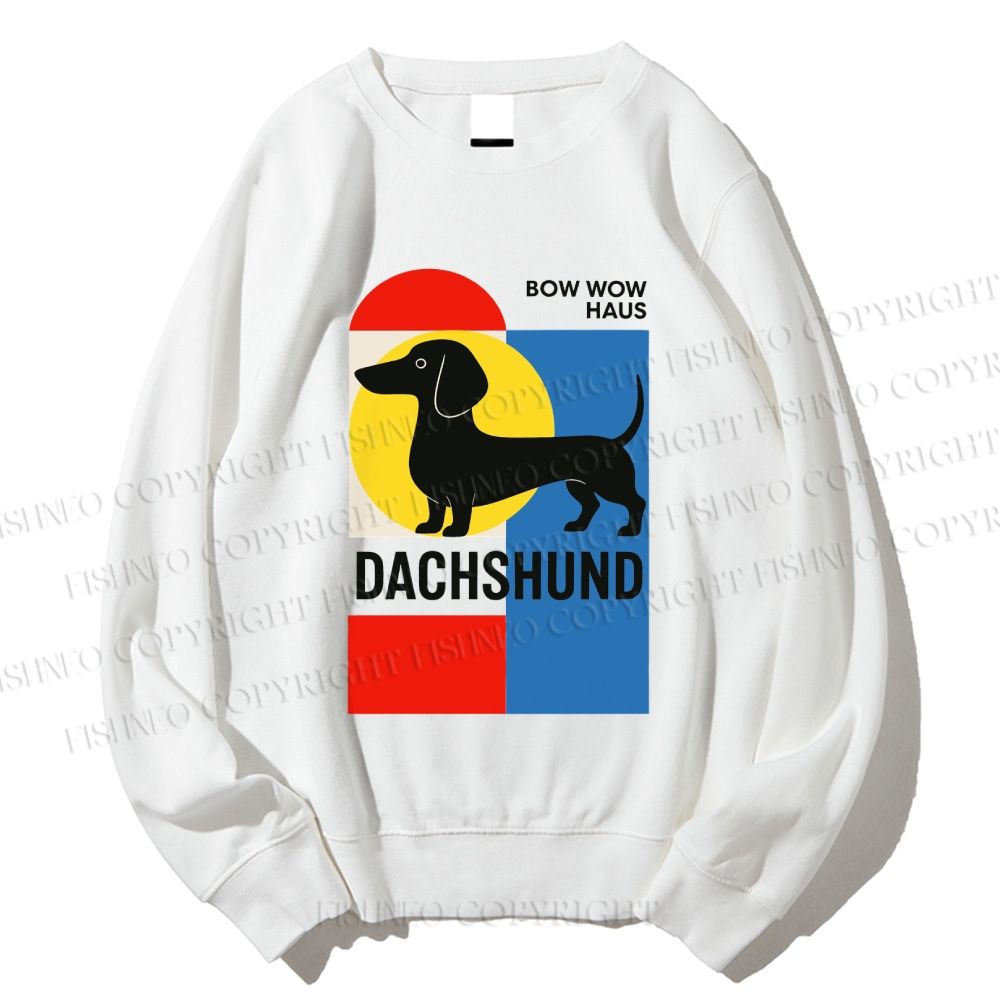 Unisex Bow Wow Haus Printed Sweatshirt