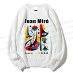 Unisex Joan Miró Style Art Printed Sweatshirt