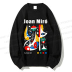 Unisex Joan Miró Style Art Printed Sweatshirt