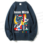 Unisex Joan Miró Style Art Printed Sweatshirt