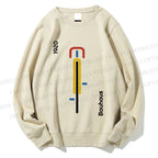 Unisex Bauhaus Bicycle Printed Sweatshirt
