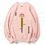 Unisex Bauhaus Bicycle Printed Sweatshirt