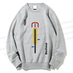 Unisex Bauhaus Bicycle Printed Sweatshirt