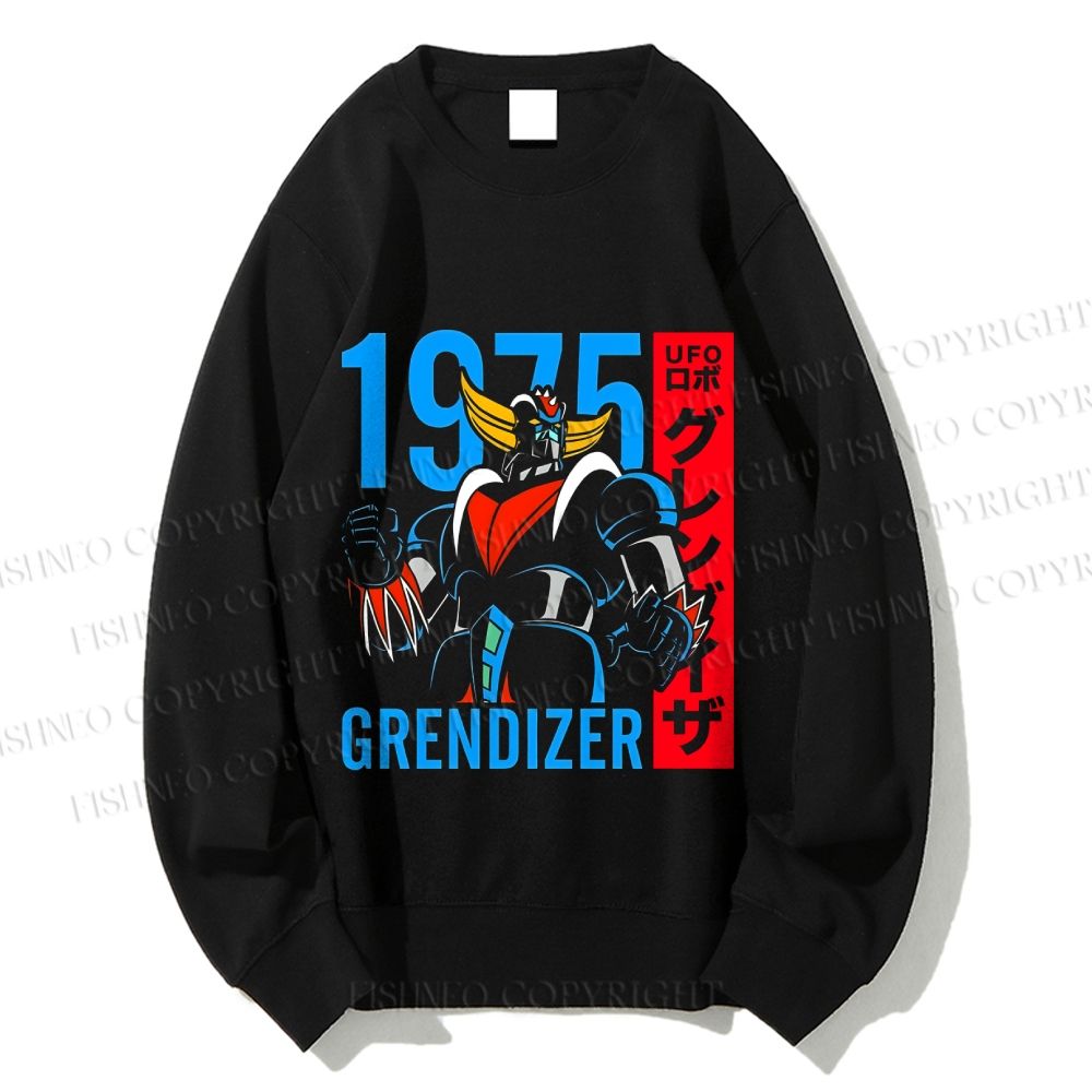 Unisex Mazinger Grendizer Printed Sweatshirt