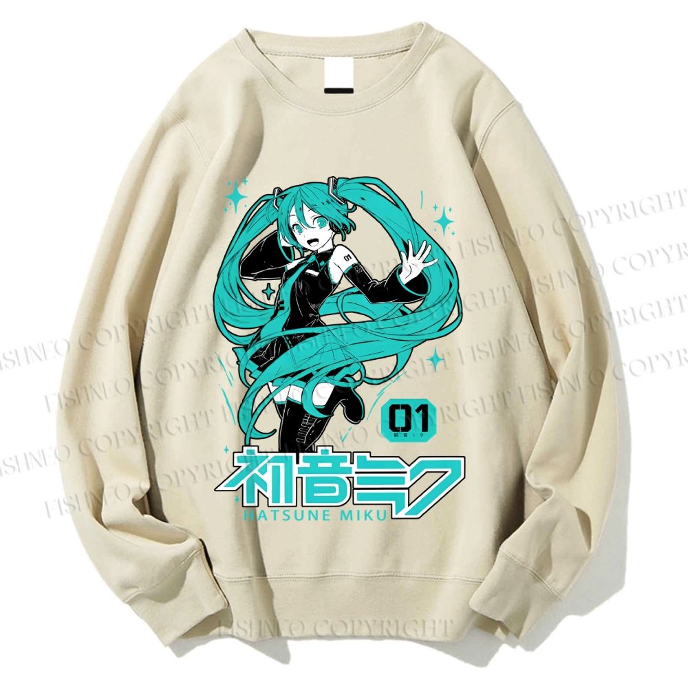 Unisex Hatsune Miku Printed Sweatshirt