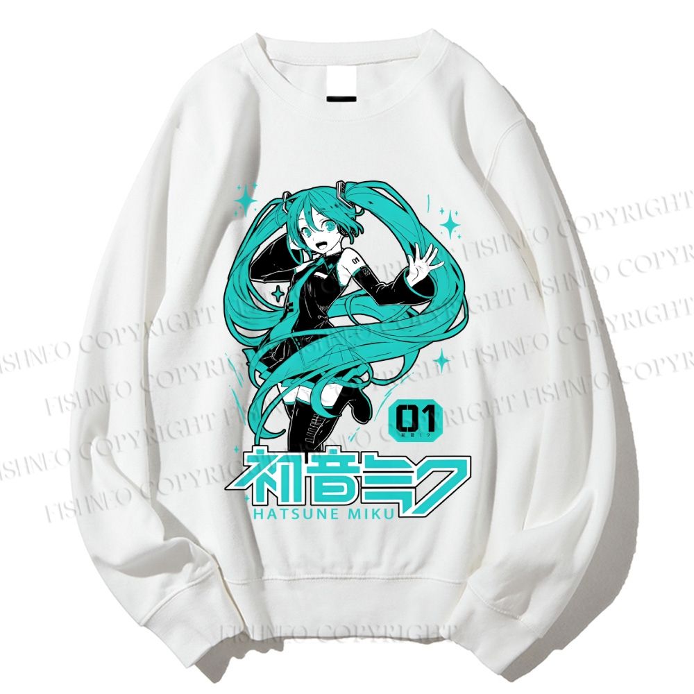 Unisex Hatsune Miku Printed Sweatshirt