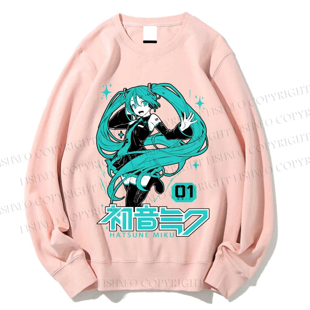 Unisex Hatsune Miku Printed Sweatshirt