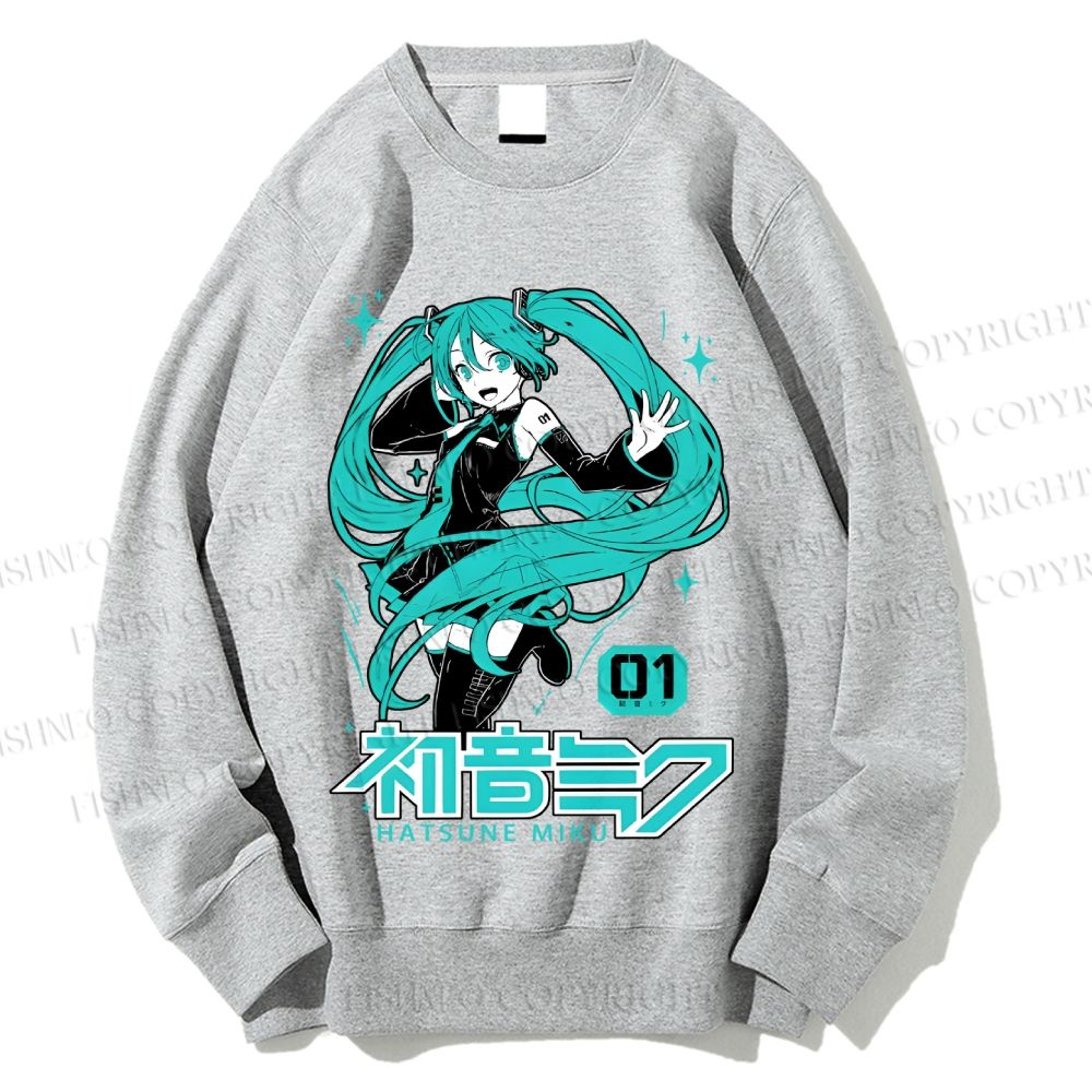 Unisex Hatsune Miku Printed Sweatshirt
