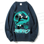Unisex Hatsune Miku Printed Sweatshirt
