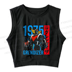 Mazinger Grendizer Sleeveless Crop Tops