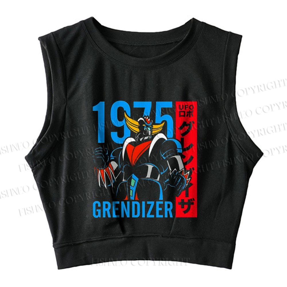 Mazinger Grendizer Sleeveless Crop Tops