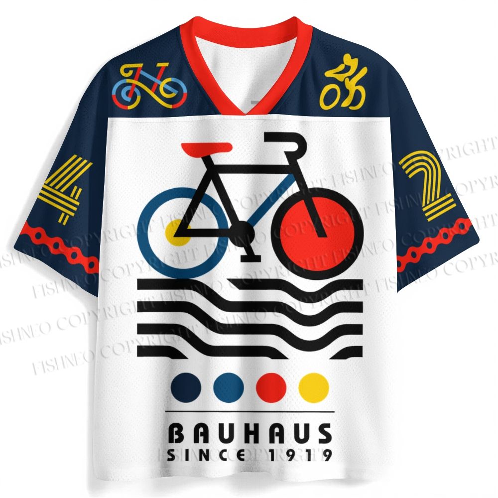 Bauhaus Bicycle Printed Jersey Shirts