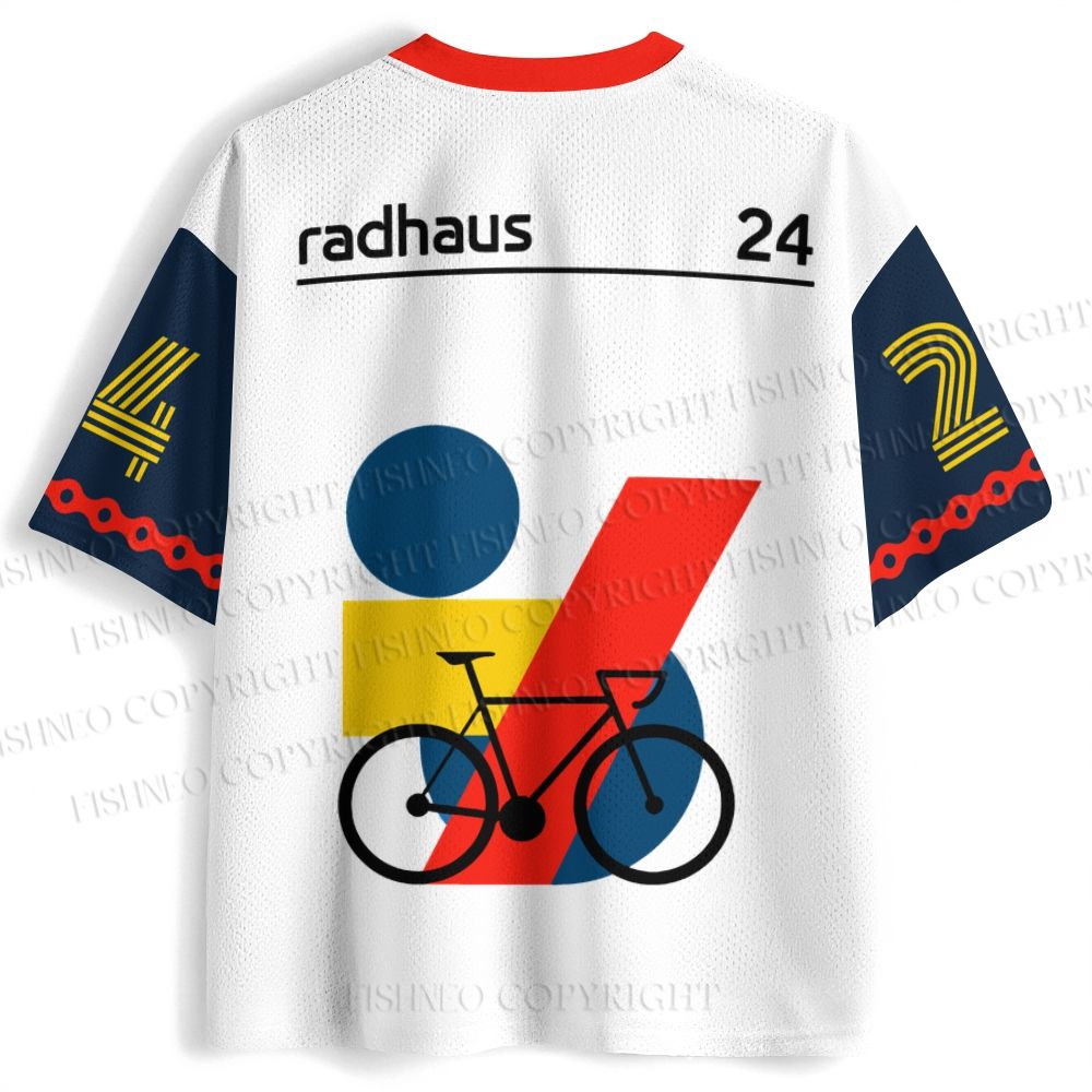 Bauhaus Bicycle Printed Jersey Shirts