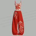 Yayoi Kusama Octopus Top & Elasticated Trousers Two-Piece Set