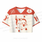 Bunny Cupid Poker Crop Sport Jersey Shirts