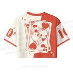 Bunny Cupid Poker Crop Sport Jersey Shirts