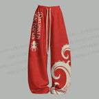 Drunken Octopus Japan Top & Elasticated Trousers Two-Piece Set