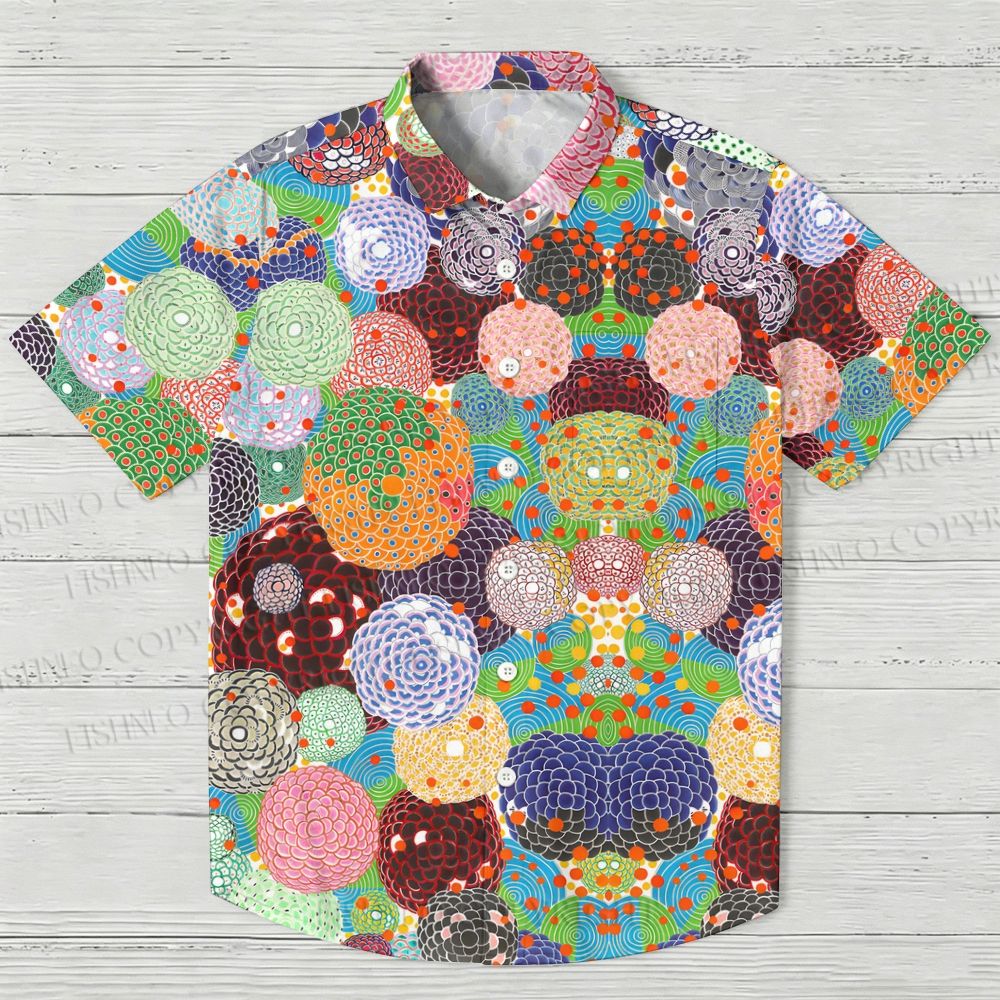 Blooming Floral Printed Hawaiian Shirt
