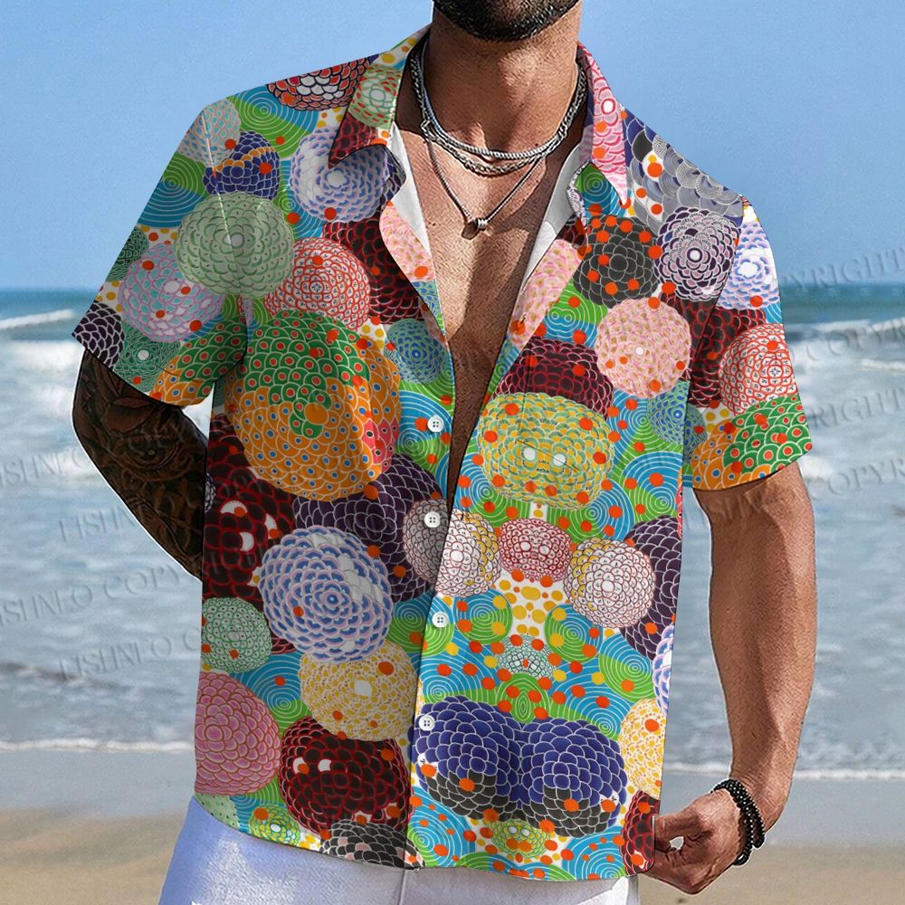 Blooming Floral Printed Hawaiian Shirt