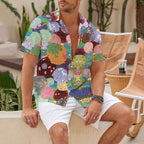 Blooming Floral Printed Hawaiian Shirt