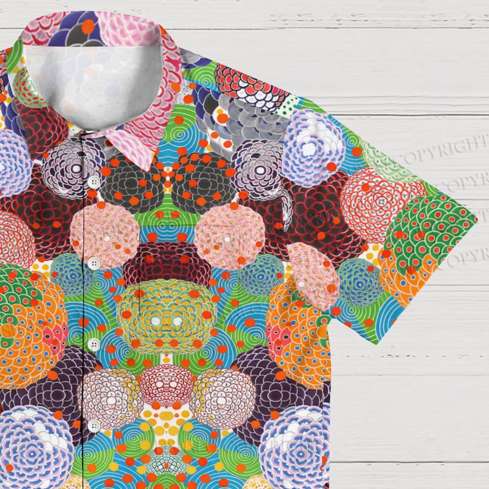Blooming Floral Printed Hawaiian Shirt