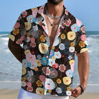 Jellyfish Flower Printed Hawaiian Shirt