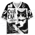 Cool Cat Jazz Club Jersey Shirts