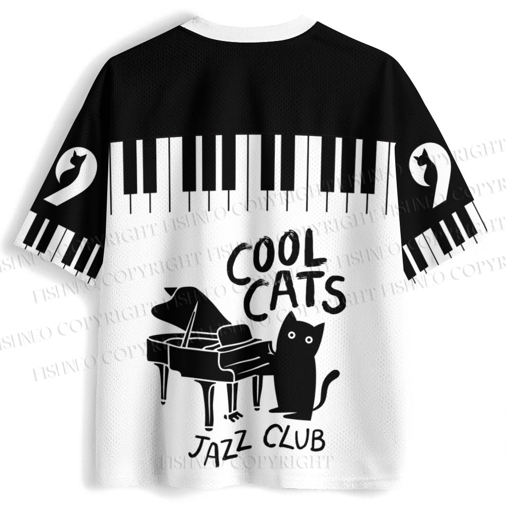 Cool Cat Jazz Club Jersey Shirts
