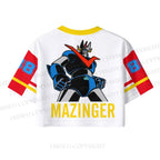 Mazinger Grendizer Crop Sport Jersey Shirts