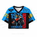 Mazinger Grendizer Crop Sport Jersey Shirts