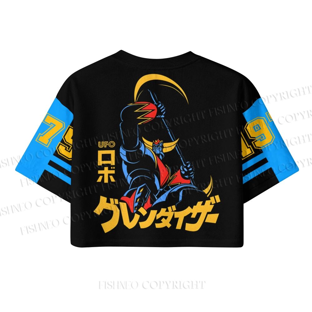 Mazinger Grendizer Crop Sport Jersey Shirts