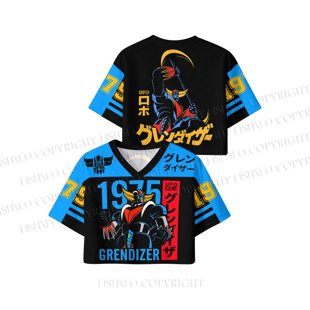 Mazinger Grendizer Crop Sport Jersey Shirts