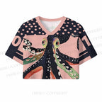 Octopus Crop Sport Jersey Shirts